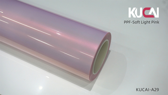 Bộ phim bảo vệ sơn TPU màu hồng nhạt mềm PPF cho thân xe KUCAI Manufacture