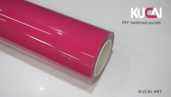 Hydrophobic TPU sơn xe bảo vệ phim Beetroot màu tím Độ dày 7,5 Mil