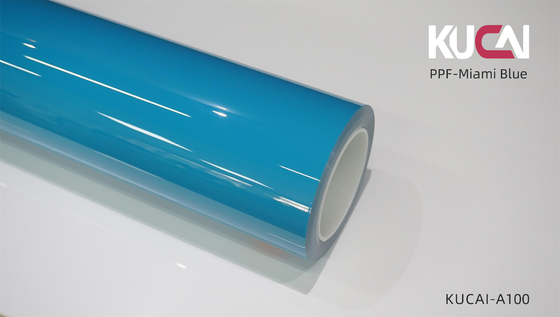 TPU PPF Miami Blue Auto Paint Bảo vệ phim tự chữa lành Bọc không may