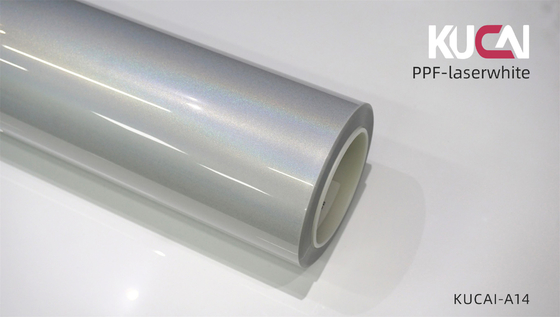 TPU Laser màu trắng PPF bọc sơn tự động phim bảo vệ độ dày 7.5Mil